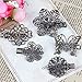 Jaciya 15 Pieces Vintage Metal Hair Clips Retro French Hair Barrettes Minimalist Hair Clip Geometric Hollow Hair Pins for Women