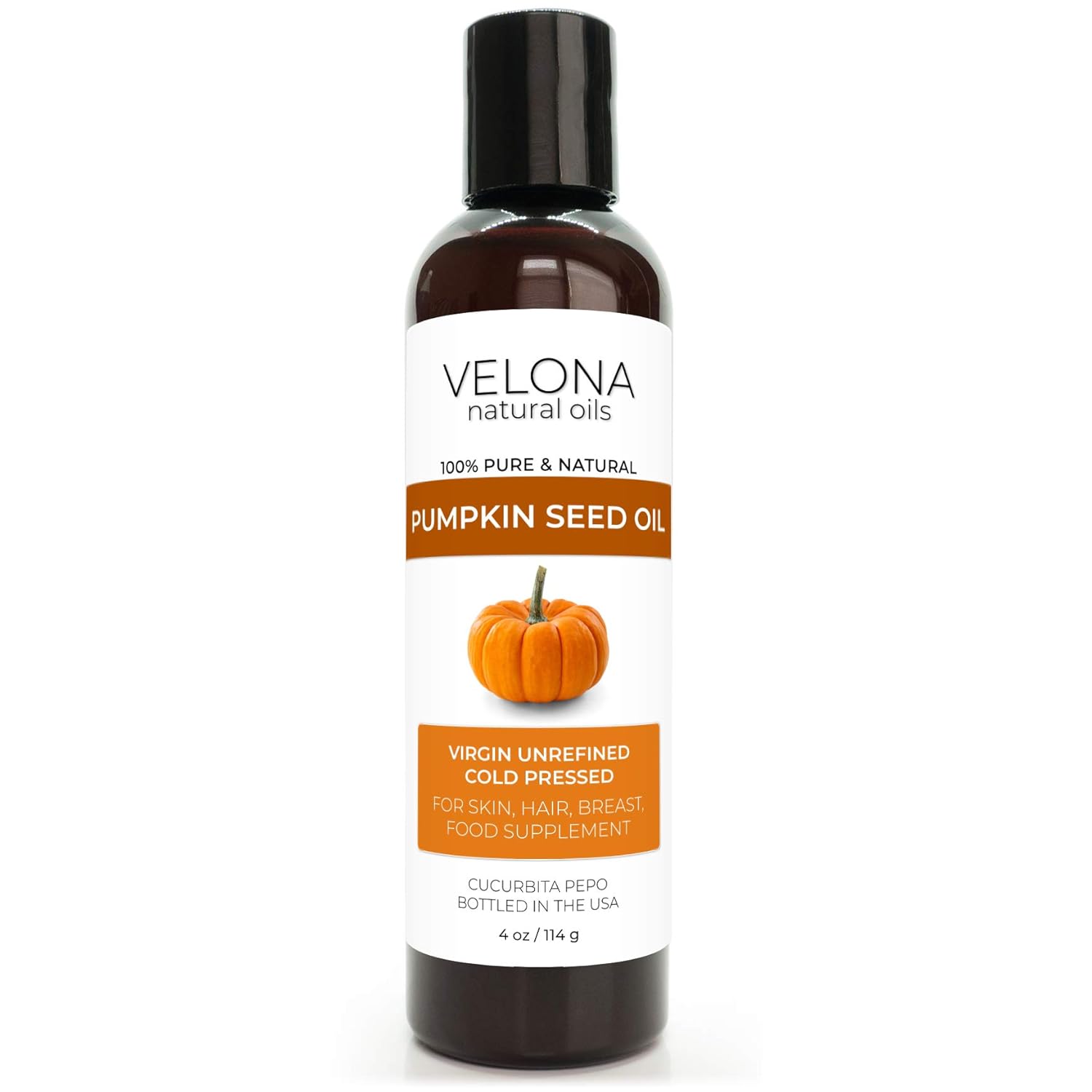 Amazon Com Pumpkin Seed Oil 4 Oz 100 Pure And Natural Carrier Oil Unrefined Cold Pressed Cooking Face Hair Body Skin Care Use Today Enjoy Results Beauty
