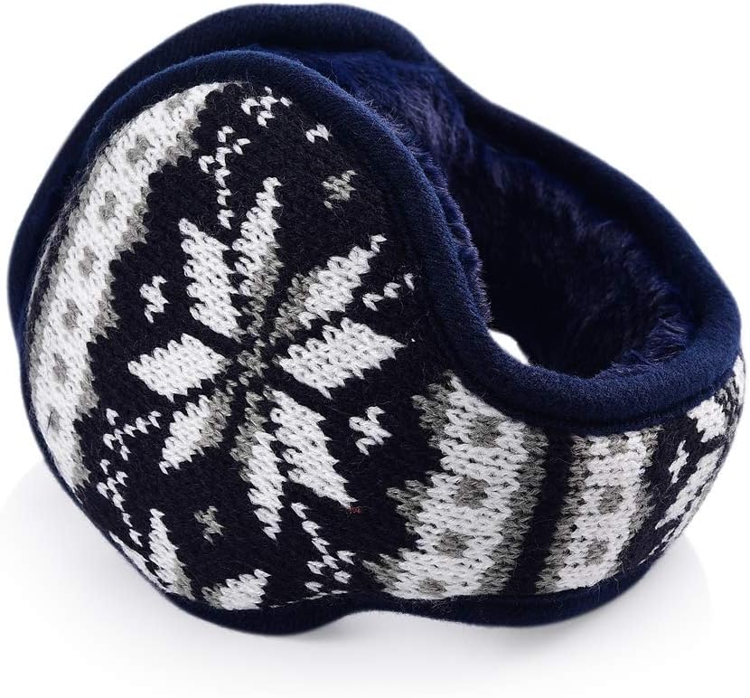 Ear Muffs for Winter Men Women - Ear Warmers Covers - Foldable Earmuffs Outdoor for Cold Weather