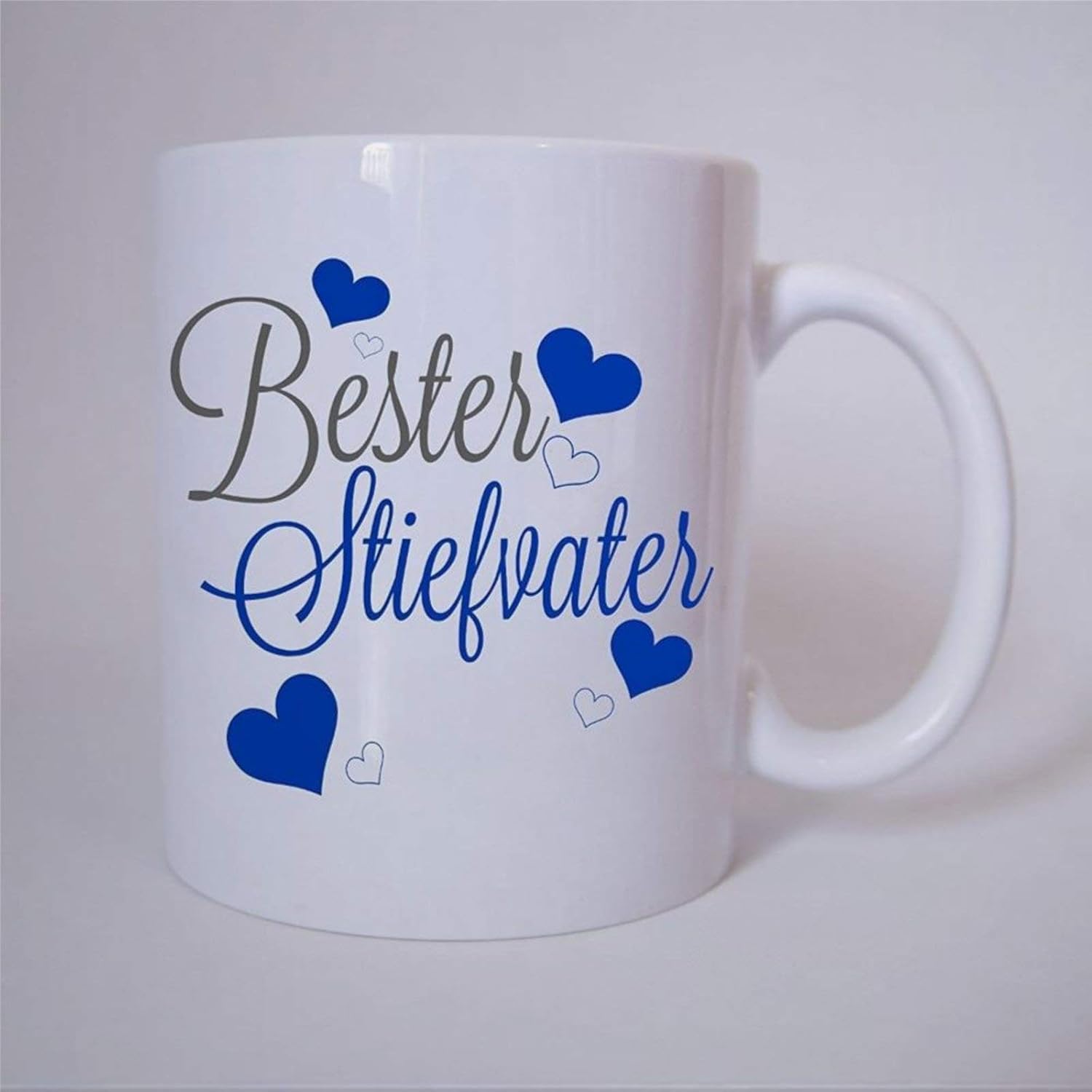 Taza de café con texto en inglés «Best Stepfather» con