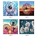 Walmeck 5D DIY Diamond Embroidery Dream Dandelion Sunset Cute Hedgehog Diamond Painting Rhinestone Home Decoration