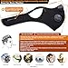 BASE CAMP Dust Mask Activated Carbon Dustproof Mask with Extra Carbon N99 Filters for Woodworking Mowing Sanding Running Cycling Outdoor Activities