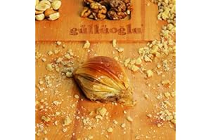 SINCE 1871 GÜLLÜOGLU Gulluoglu Mussel Shaped Walnut Baklava, 10 Pieces (1.1 lb-500 gr), daily fresh shipment from Istanbul/Turkey