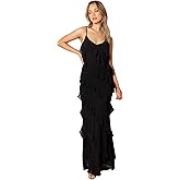 Petal & Pup Womens Ciao Ruffles Maxi Dress