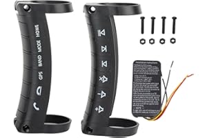 Tomotato Universal Wireless Steering Wheel Control - Compatible with Car DVD/Radio/Navigation Systems, Plug & Play Remote Button(Black)