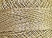 Petunia Cream Gold Metallic Braid Thread - 20 Gram 207 Yards