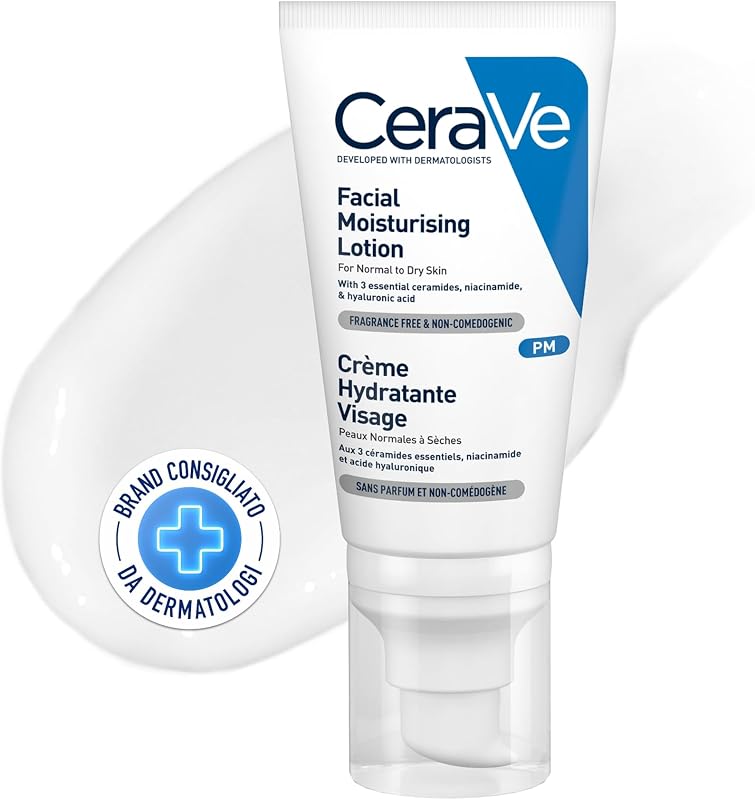 Crema Viso Idratante Notte, Per Pelli da Normali a Secche, 50 ml