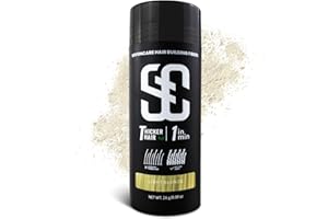 SOVONCARE Hair Fibers for Thinning Hair Light Blonde, Hair Building Fibers for Bald Spots Undetectable & Natural, Conceals Hair Loss Fill In Fine Hair Powder Hair Thicker Instantly for Women & Men 28g