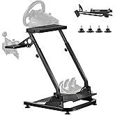 VEVOR Racing Wheel Stand, Adjustable & Foldable Simulator Stand for Logitech G29 G27 G920 G923, Thrustmaster T300RS T300GT T2