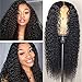 FASHION PLUS HD Transparent Lace Front Wigs Human Hair Deep Curly