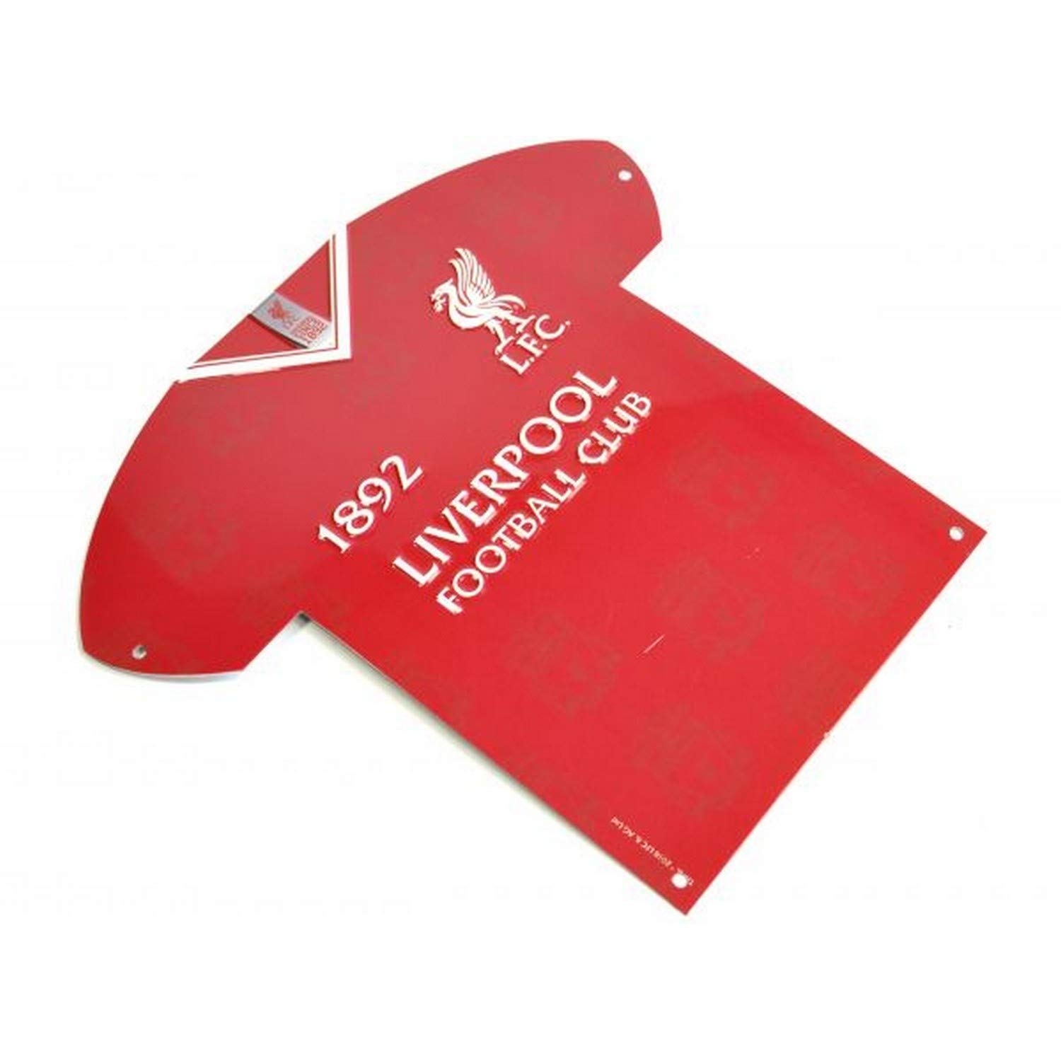 Liverpool FC Liverbird Metal Shirt Sign (One Size) (Red)