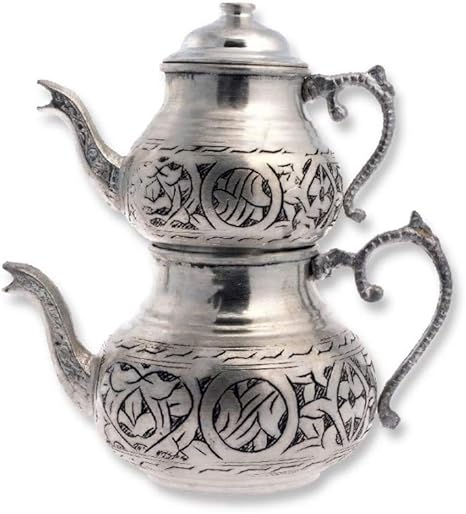 Juego De Tetera Tradicional Turca Accesorios Para El Te Chadamantra Cafe Y Te