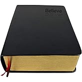 Thick Leather Journal Notebook Blank Premium Papers Writing Notebook with Golden Rim 440 Pages(220 Sheets) Travel Diary Ideal Gift for Anniversary Birthday Mothers Day (Black)