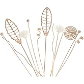 Haakong 12 Pcs Reed Diffuser Sticks Rattan Flower Reed Fragrance Diffuser Set Diffuser Sticks for Office Home Decor