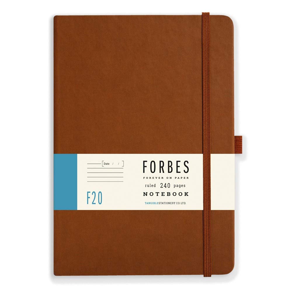 FORBES Classic Notebook - A5 - Lined - Tan
