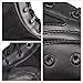 WIDEWAY Men's Military Jungle Boots Full Grain Leather Speedlace Desert Boots Combat Outdoor Work Water Resistant Boots, Black
