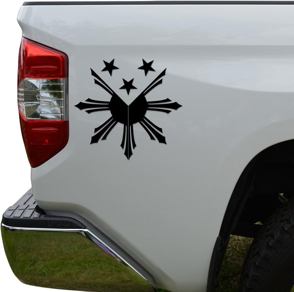 Amazon Com Rosie Decals Filipino Sun Stars Flag Philippines Die Cut Vinyl Decal Sticker For Car Truck Motorcycle Window Bumper Wall Decor Size 6 Inch 15 Cm Wide Color Gloss White Home Kitchen
