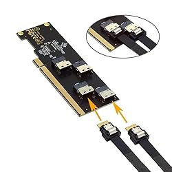 chenyang Four 4X Slimline SFF-8654 X4 NVME to