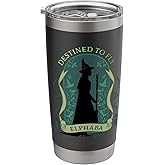 Wicked Elphaba Destined To Fly Silhouette Stainless Steel Insulated Tumbler