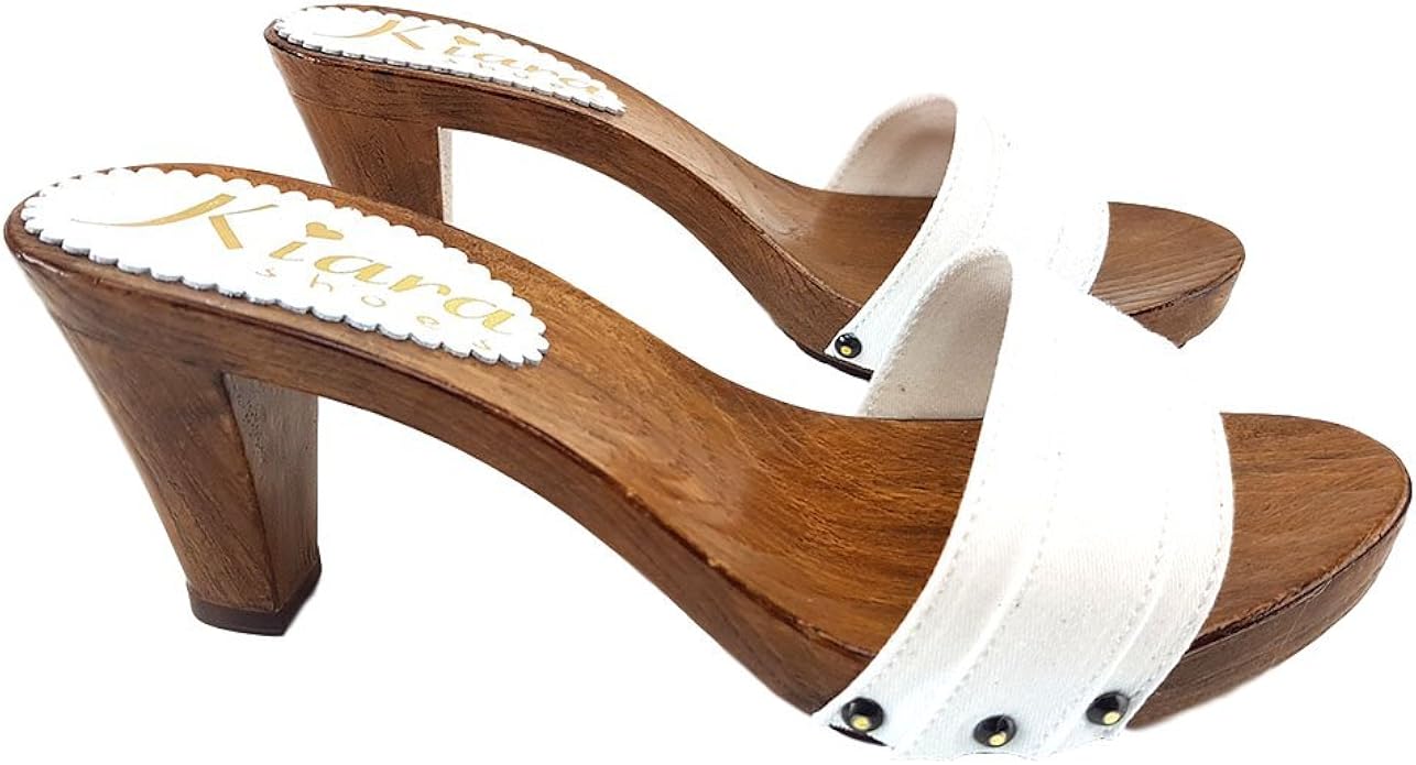 comfortable clogs with heels