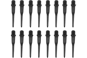 300pcs 2BA Thread Soft Tip Dart Points, Plastic Dart Tips Replacement for Professional & Beginner Players