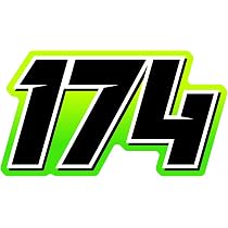 Custom ATV Motocross Number Plate Decals - Personalized MX, SX, AMA Race Stickers