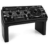 Stand Compatible with Pioneer RMX-1000 Remix Station, Angled DJ Controller Riser, Ergonomic Elevated Stand, Space-Saving Desktop Mount, Stable Black DJ Booth Organizer