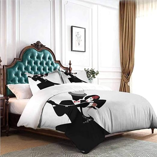 girls white double bed