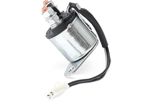 Lisnhlin Starter Motor Solenoid W/2-Wire Plug Pigtail Replacement for Generac GP6500E GP7500E GP8000E for A-ipower SUA9000E SUA10000EC for Predator 7000/8750W 420cc