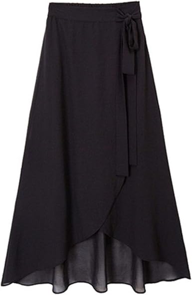 black knitted maxi skirt