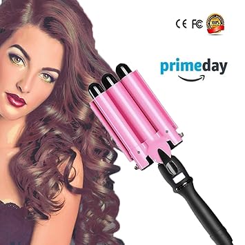 Hair Waver 3 Barrel Hair Curler 25mm Portable Curling Wand
