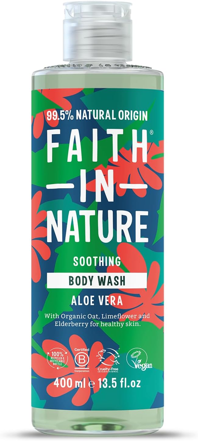 Faith In Nature Aloe Vera Body Wash 400 ml - Vegan Cruelty Free
