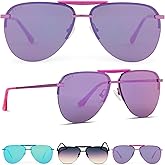 DIFF Tahoe | Designer Oversized Aviator Sunglasses for Women | UV400 Protection