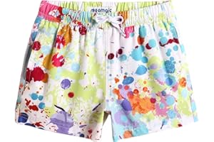 maamgic Boys Swim Trunks Stretch Quick Dry Swim Shorts Kids Bathing Suits Toddler Boy Swimsuit Swimwear