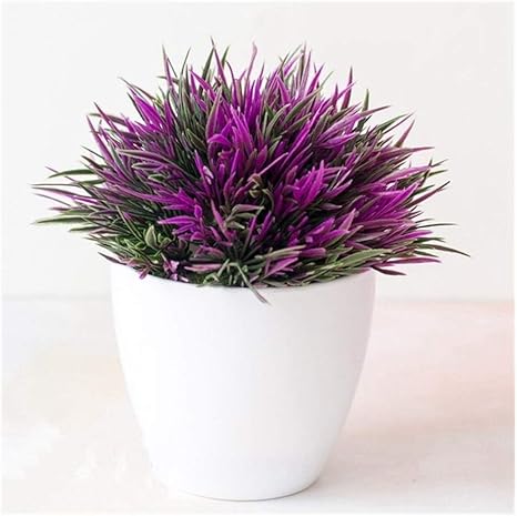 Amazon 人工鉢植え盆栽プラスチック製の植木鉢装飾シミュレーションの花の誕生日パーティーの装飾ホームオフィスのデスクトップオーナメント 長持ちする Color Color 4 人工観葉植物 オンライン通販