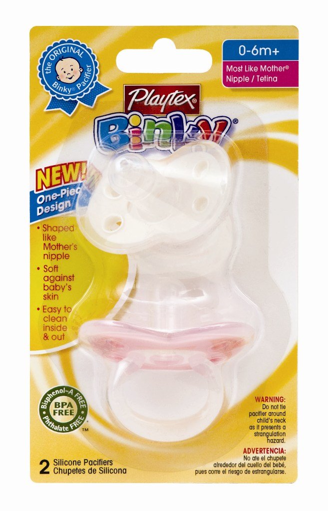 Playtex Baby Binky Most Like Mother OnePiece Silicone Pacifiers Schnuller 06m aus den USA
