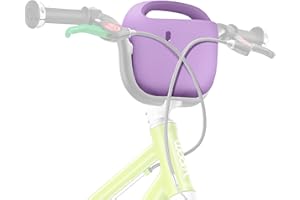 woom POP Kids' Bike Basket Original 2, 3 & 3 AUTOMAGIC Bicycles, Easy Snap-On Attachment, Weatherproof, BPA-Free Handlebar Storage Accessory for Outdoor Bicycle Adventures & Outdoor Play