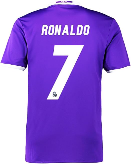 Amazon.com: Cleareye #7 Ronaldo Away Men's Soccer Jerseys 2016-2017 Purple (L) (3850835711247 