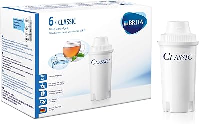 BRITA Classic Cartridges Pack of 6 for BRITA Classic systems