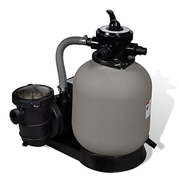 vidaXL Sandfilterpumpe 600W 17000L/h Sandfilteranlage Filteranlage Poolfilter