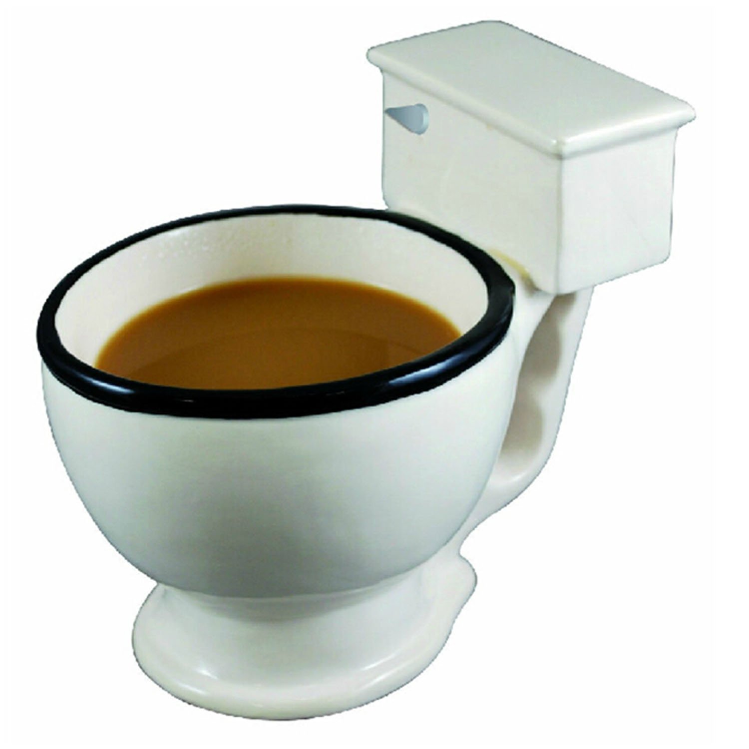 Novelty Toilet Shaped Ceramic Mug Coffee Ice Cream Cup Candy Dish
