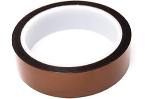 Bertech Kapton Tape, 1 1/4" Wide x 36 Yards Long, 3" Core