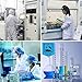 Compatible Industrial Dymo Rhino Permanent Vinyl 18444 Labels Tape, for DYMO Rhino 4200,5000,5200,6000,RhinoPro Label Maker, Industrial LabelWriter, Black on White, 1/2