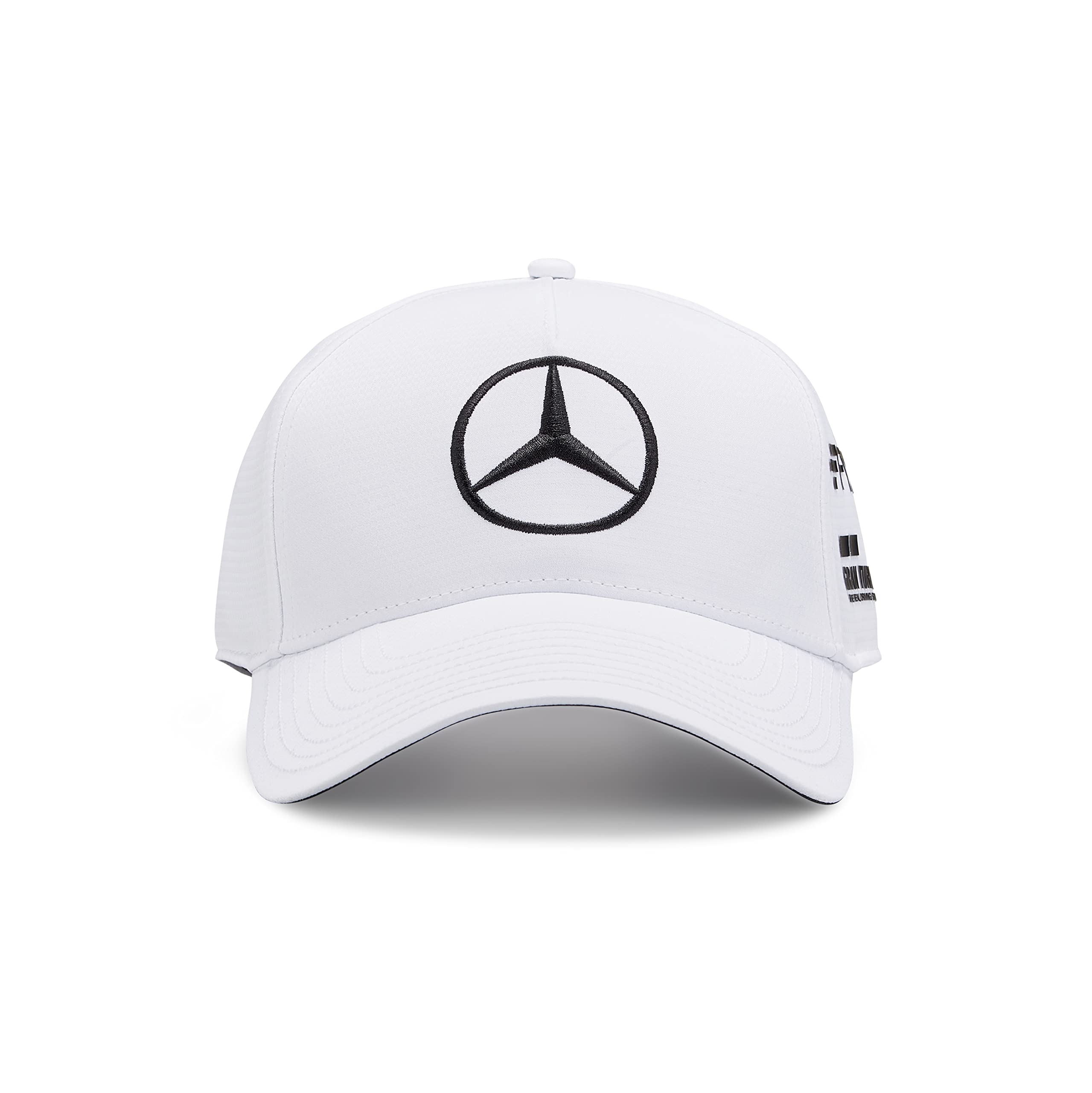 Mercedes AMG Petronas Formula One Team - Official Formula 1 Merchandise - Lewis Hamilton Kids 2022 Team Cap - White - One Size