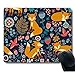 National Style Fox Pattern Stain Resistance Collector Kit Kitchen Drink Coaster Mouse Pad