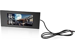 Thermaltake View 600 TG 6.0 Inch LCD Screen Panel Kit; LCD and Panel; 1480x720p; TTRGBPlus 3.0 Supported; Type-C to USB (9-Pi