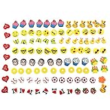 100 Pack 3D Shoe Charms for Croc Shoes & Jibbitz Bands Bracelet Wristband, Charms for Croc