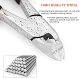 BEZOX Precision Toenail Clippers Thick Toenails Trimmer Medical Steel view 4
