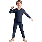 American Trends Boys Thermal Underwear Set Toddler Long Johns Set Fleece Lined Base Layer Winter Thermals Sets for Kids