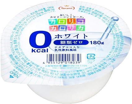 Amazon たらみ カロリコ カロリカ0kcal ホワイト 180g X 6個 たらみ ゼリー 通販